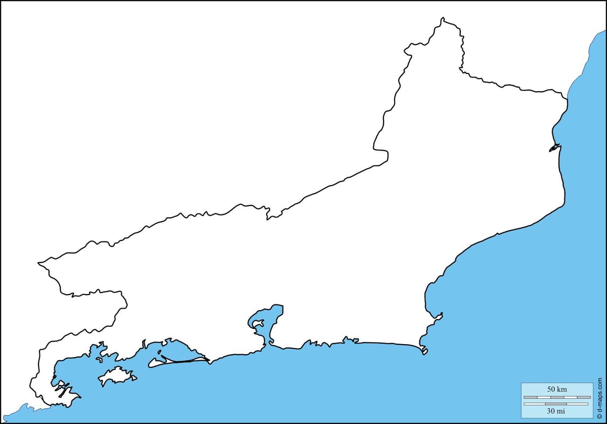 Rio de Janeiro iznijeti mapu