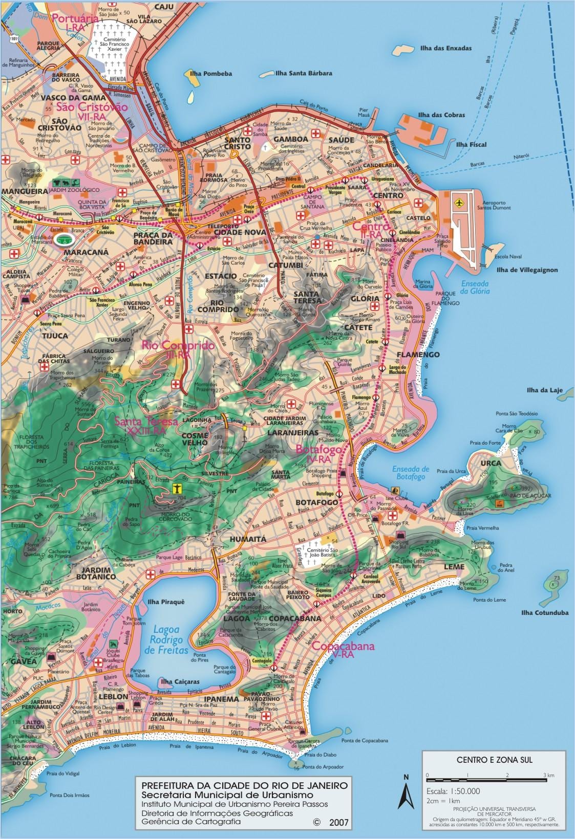 karta za Rio de Janeiro