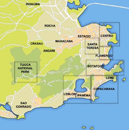 mapa Rio komšiluku