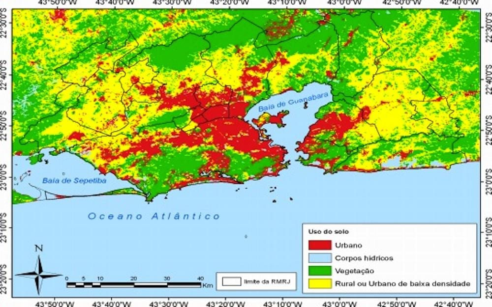 topografska mapa Rio